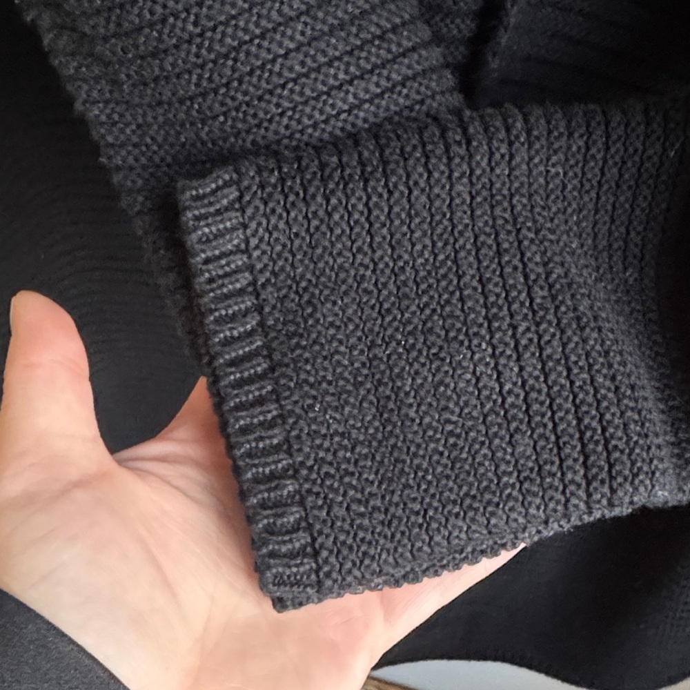 Vince Black Open Front Cardigan - Picture 6 of 10